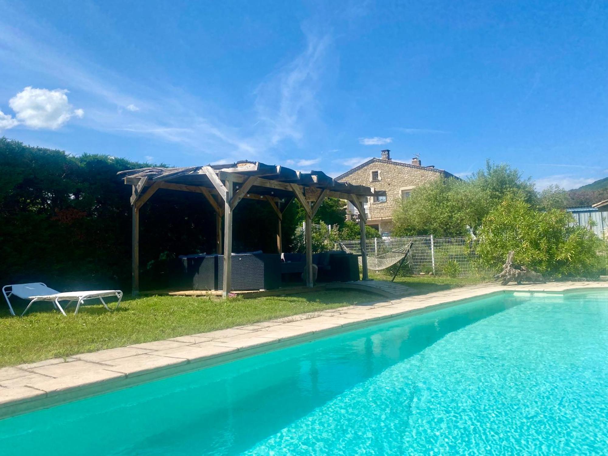 Chambre D'Hotes 2P, Gestion Libre, Espace Piscine Partage Alba-la-Romaine Kültér fotó